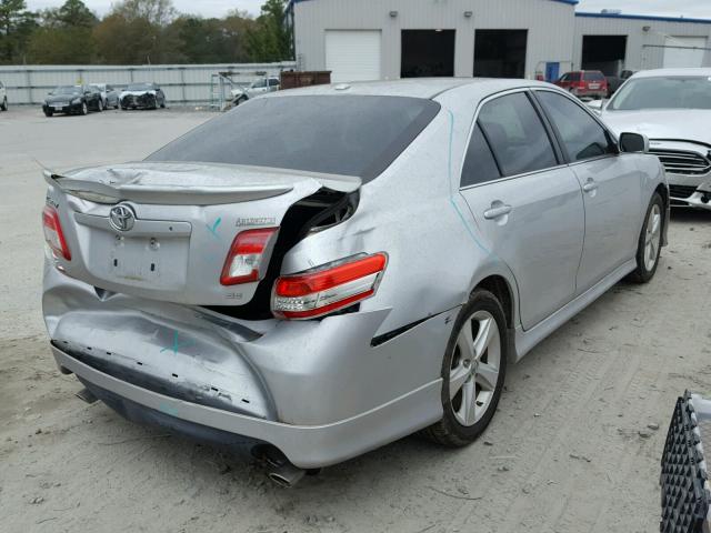 4T1BF3EK7BU641544 - 2011 TOYOTA CAMRY BASE SILVER photo 4