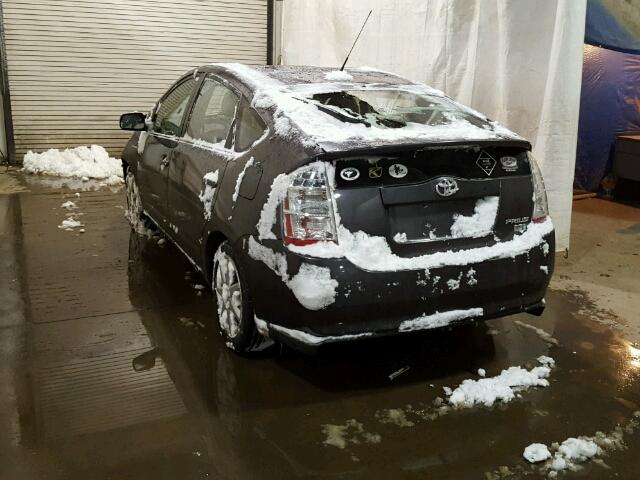 JTDKB20UX83451349 - 2008 TOYOTA PRIUS CHARCOAL photo 3