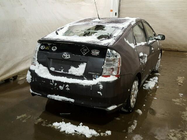 JTDKB20UX83451349 - 2008 TOYOTA PRIUS CHARCOAL photo 4