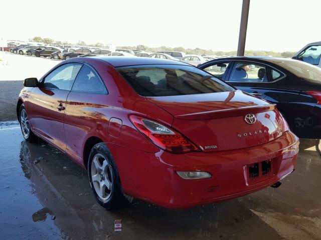 4T1CE30P77U759479 - 2007 TOYOTA CAMRY SOLA RED photo 3