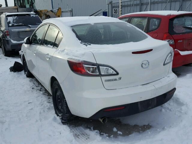 JM1BL1SF8A1334621 - 2010 MAZDA 3 I WHITE photo 3