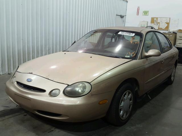 1FALP52U2VG187719 - 1997 FORD TAURUS GL TAN photo 2