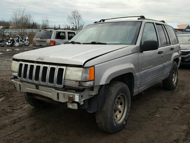 1J4GZ58S3WC352188 - 1998 JEEP GRAND CHER GRAY photo 2