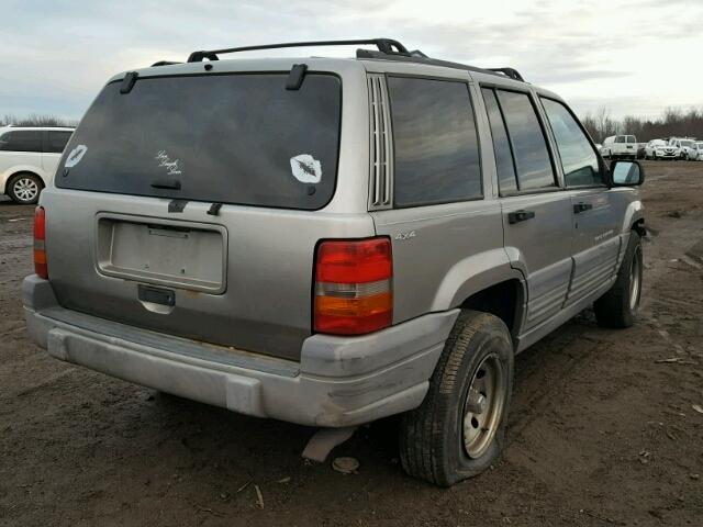 1J4GZ58S3WC352188 - 1998 JEEP GRAND CHER GRAY photo 4