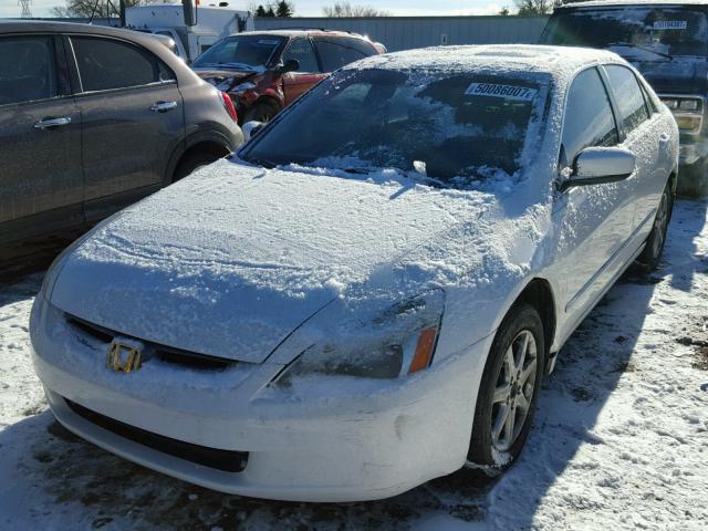 1HGCM66504A018992 - 2004 HONDA ACCORD EX WHITE photo 2