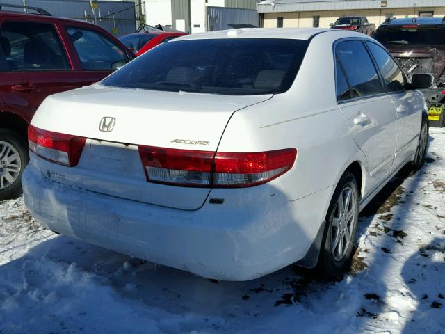 1HGCM66504A018992 - 2004 HONDA ACCORD EX WHITE photo 4