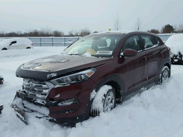 KM8J2CA4XHU432130 - 2017 HYUNDAI TUCSON SE RED photo 2