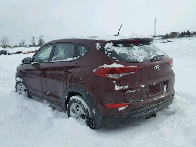 KM8J2CA4XHU432130 - 2017 HYUNDAI TUCSON SE RED photo 3