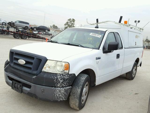 1FTRF12238KD93292 - 2008 FORD F150 WHITE photo 2