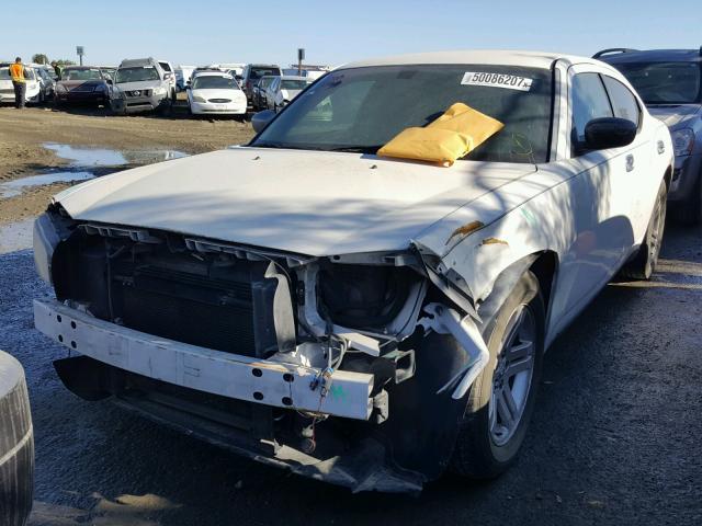 2B3KA43G57H801407 - 2007 DODGE CHARGER SE WHITE photo 2