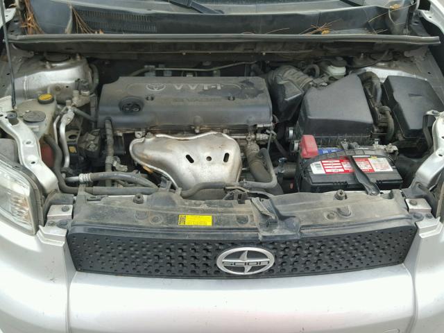 JTLKE50E181025339 - 2008 TOYOTA SCION XB 银色 照片 7