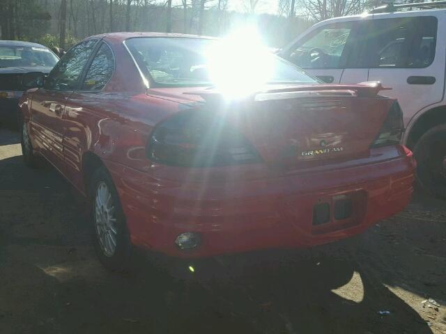 1G2NE12E0XM853771 - 1999 PONTIAC GRAND AM S RED photo 3