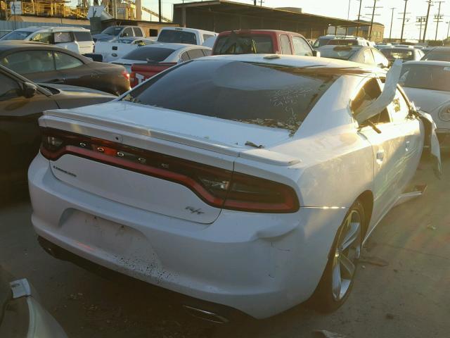 2C3CDXCT9FH928303 - 2015 DODGE CHARGER R/ WHITE photo 4