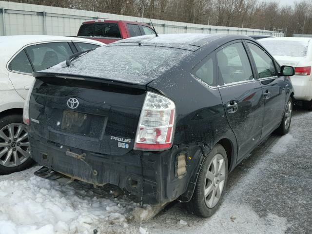 JTDKB20U083404167 - 2008 TOYOTA PRIUS BLACK photo 4