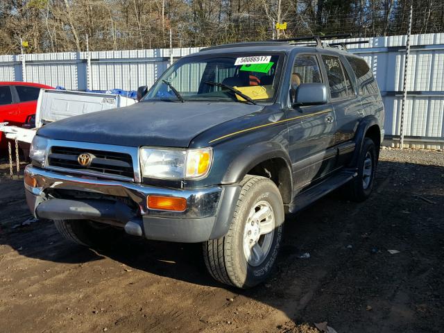 JT3HN87R4V0111038 - 1997 TOYOTA 4RUNNER LI GREEN photo 2