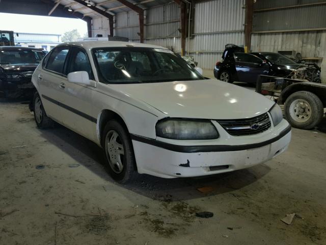 2G1WF52E049174623 - 2004 CHEVROLET IMPALA WHITE photo 1