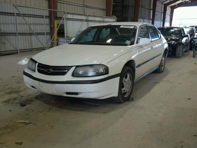 2G1WF52E049174623 - 2004 CHEVROLET IMPALA WHITE photo 2