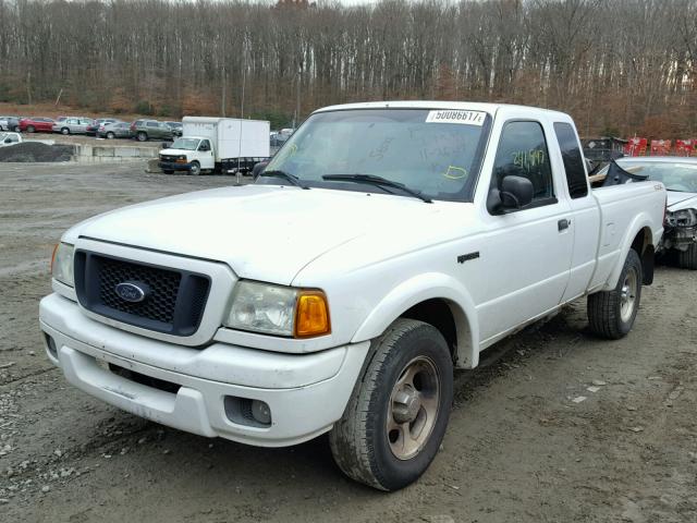 1FTYR44U84PA98107 - 2004 FORD RANGER SUP WHITE photo 2