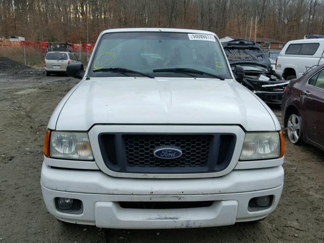 1FTYR44U84PA98107 - 2004 FORD RANGER SUP WHITE photo 9