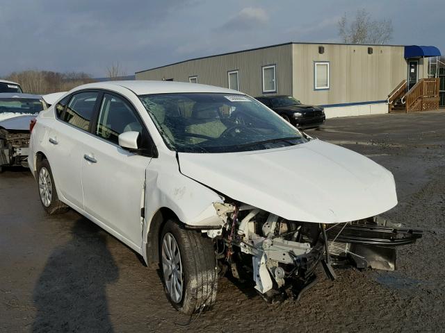 3N1AB7AP4GL657323 - 2016 NISSAN SENTRA S WHITE photo 1