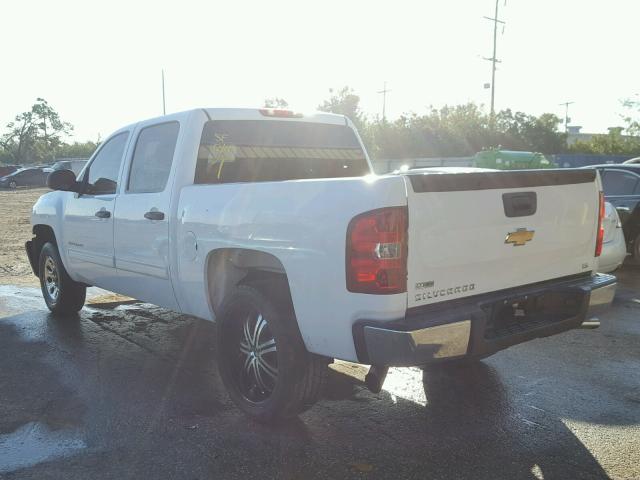 3GCPCREA3BG171156 - 2011 CHEVROLET SILVERADO WHITE photo 3