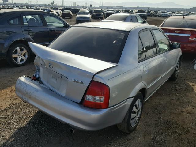 JM1BJ2221Y0227502 - 2000 MAZDA PROTEGE DX SILVER photo 4