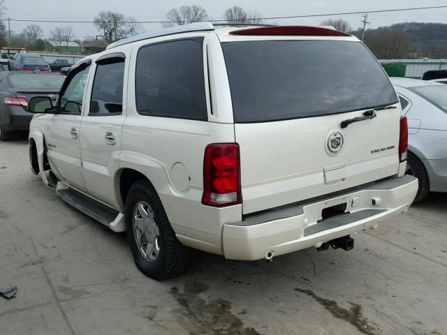 1GYEC63T84R260020 - 2004 CADILLAC ESCALADE L WHITE photo 3