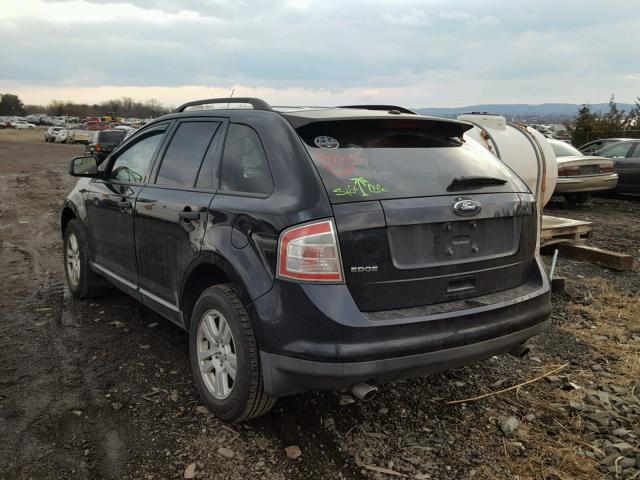 2FMDK36C49BA82689 - 2009 FORD EDGE SE BLUE photo 3