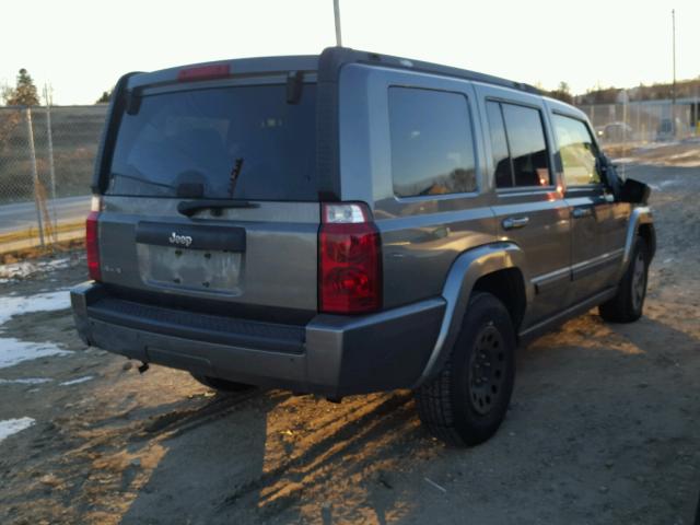 1J8HG48K68C186416 - 2008 JEEP COMMANDER GRAY photo 4