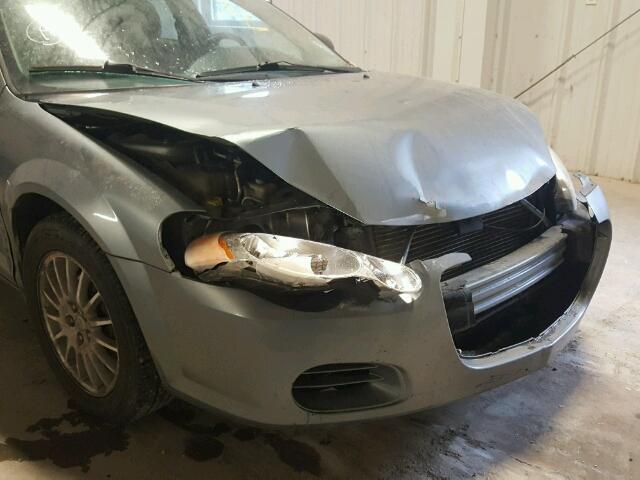 1C3EL46X76N249274 - 2006 CHRYSLER SEBRING GRAY photo 9