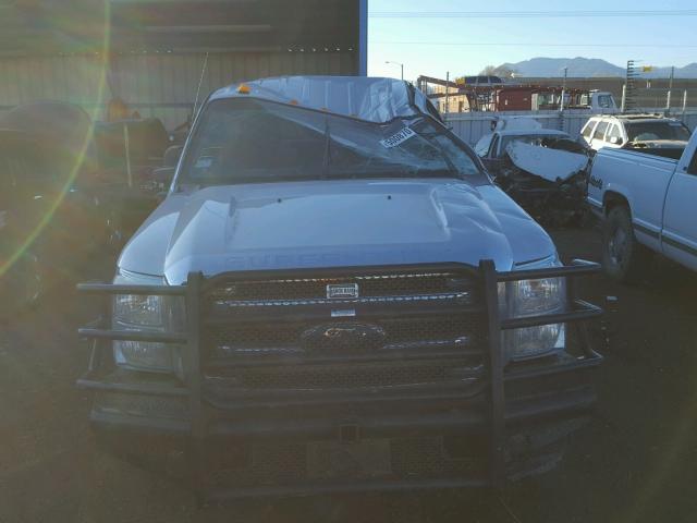 1FT8W3DT8BEB09531 - 2011 FORD F350 SUPER SILVER photo 9