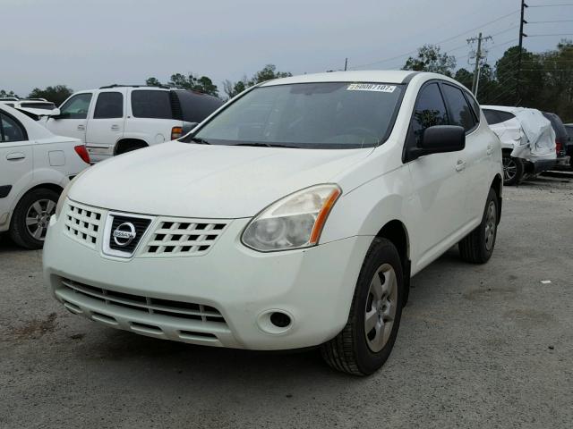 JN8AS58TX8W303696 - 2008 NISSAN ROGUE S WHITE photo 2