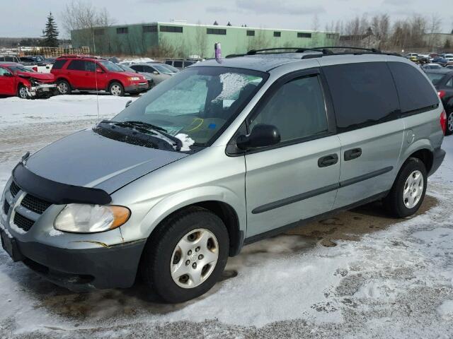 1D4GP25R43B259180 - 2003 DODGE CARAVAN SE SILVER photo 2