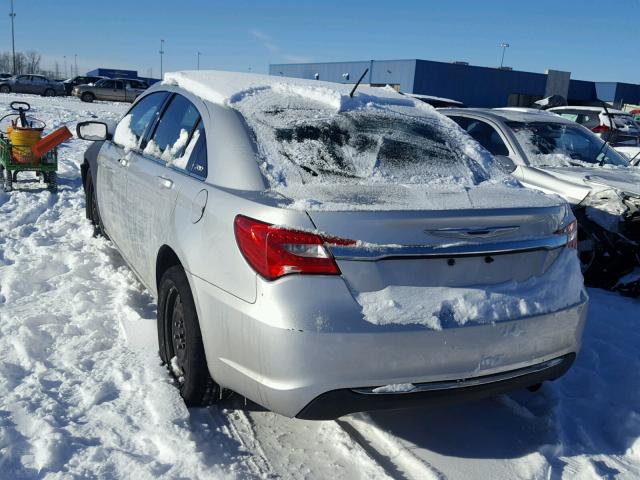 1C3CCBAB2CN162787 - 2012 CHRYSLER 200 LX SILVER photo 3