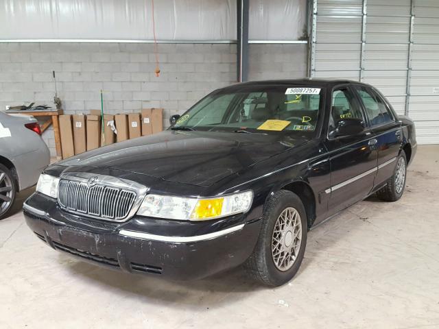 2MEFM74W0YX616184 - 2000 MERCURY GRAND MARQ BLACK photo 2