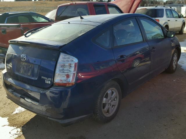 JTDKB20U197837796 - 2009 TOYOTA PRIUS BLUE photo 4