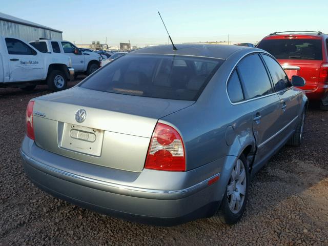 WVWAD63B95P050466 - 2005 VOLKSWAGEN PASSAT GLS GREEN photo 4