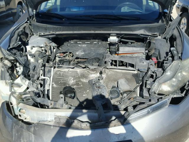 JN8AZ18U39W029434 - 2009 NISSAN MURANO S GRAY photo 7