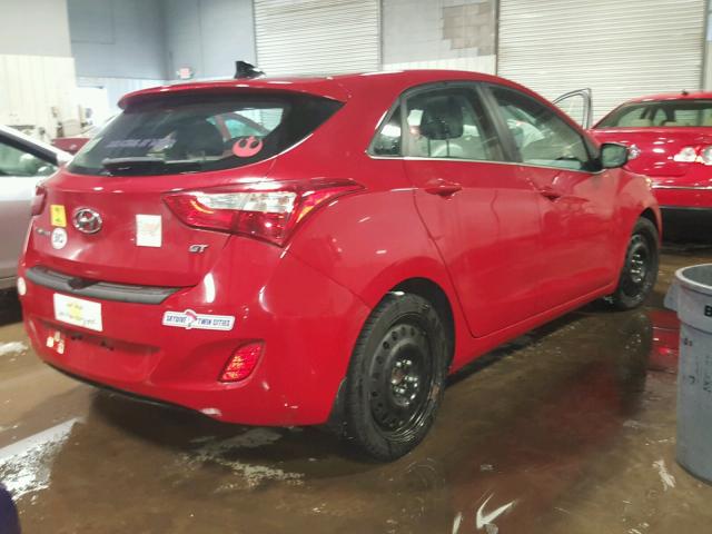 KMHD35LE6DU111546 - 2013 HYUNDAI ELANTRA GT RED photo 4