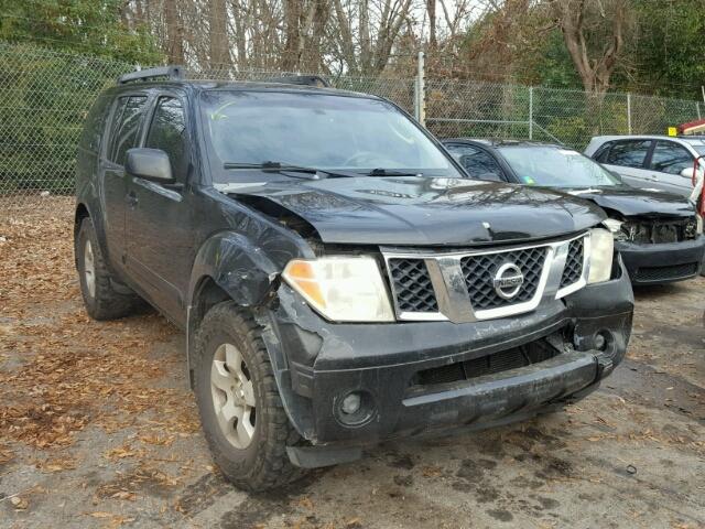 5N1AR18W85C788262 - 2005 NISSAN PATHFINDER BLACK photo 1