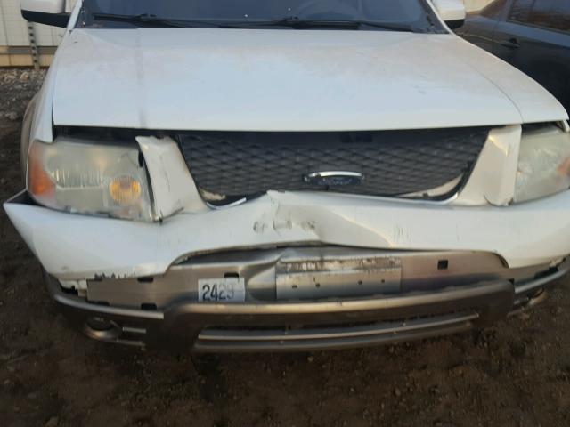 1FMZK05136GA52799 - 2006 FORD FREESTYLE WHITE photo 9