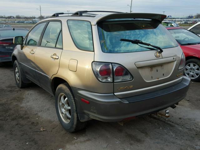 JTJHF10U510177393 - 2001 LEXUS RX 300 GOLD photo 3