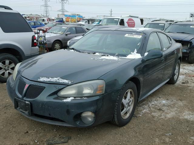 2G2WS522541156971 - 2004 PONTIAC GRAND PRIX GREEN photo 2