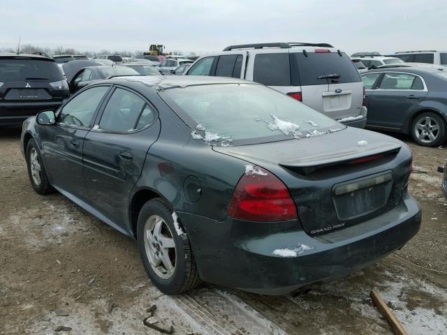 2G2WS522541156971 - 2004 PONTIAC GRAND PRIX GREEN photo 3