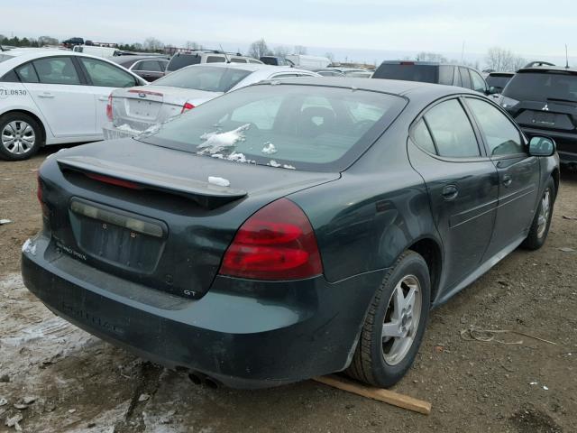 2G2WS522541156971 - 2004 PONTIAC GRAND PRIX GREEN photo 4
