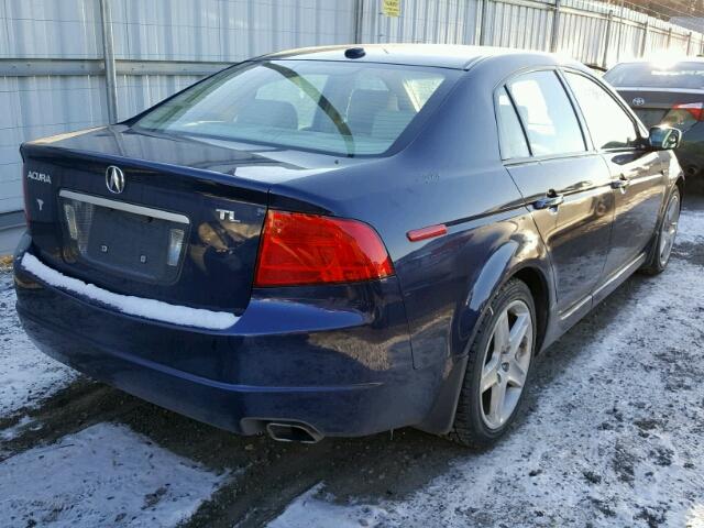 19UUA66226A036111 - 2006 ACURA 3.2TL BLUE photo 4