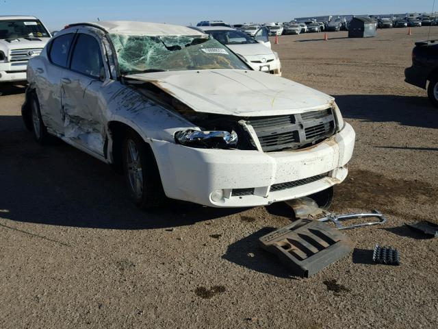 1B3CC5FB8AN151281 - 2010 DODGE AVENGER R/ WHITE photo 1