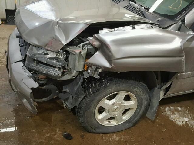 1GNDT13S062285797 - 2006 CHEVROLET TRAILBLAZE GRAY photo 9