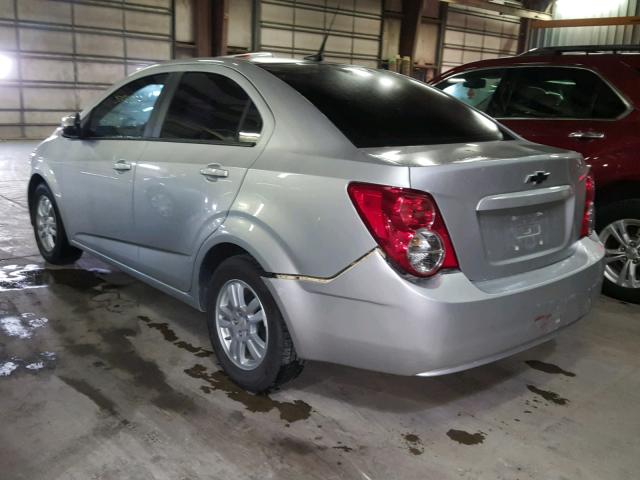 1G1JB5SH2C4170591 - 2012 CHEVROLET SONIC LS 银色 照片 3
