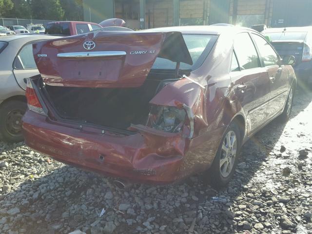 JTDBE30K950313522 - 2005 TOYOTA CAMRY LE 红色 照片 4
